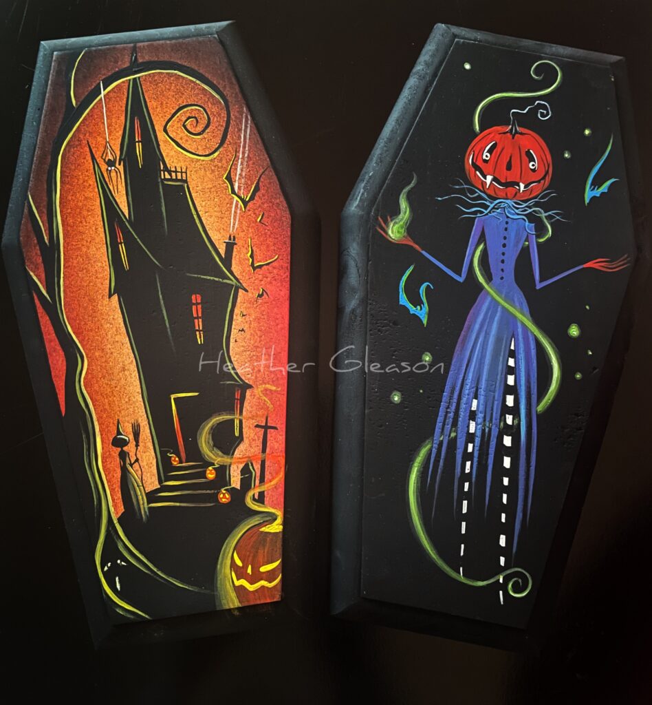 Star The Happy Vamp Coffin Painting – My Eclectic Mind