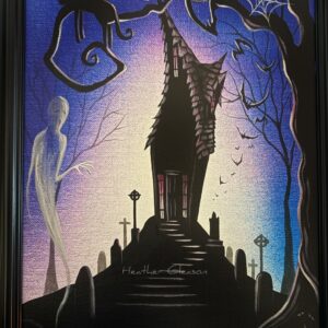 AVAILABLE 11/21 8PM EST. Witchy Old World FRAMED Painting