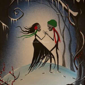 AVAILABLE 11/21 8PM EST. Dance Macabre Painting