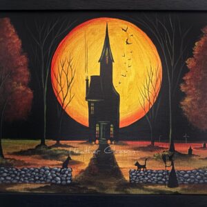 AVAILABLE 11/21 8PM EST. Autumns Fire Moon Painting