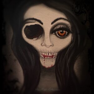 Acrylic Painting Vamp Creepette