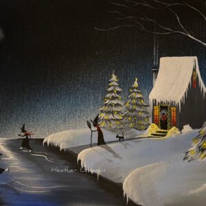 Acrylic Painting Waterfront Wonderland Lets Skate