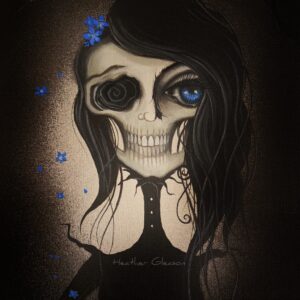 Acrylic Painting Hypnotized by Blue