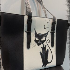 Large Vampy Tote Vampire Kitty shoulder, crossbody Bag