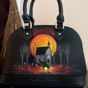 Black Sleepy Hollow Crossbody Handbag SHIPPING INCLUDED