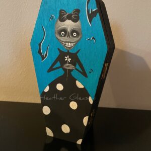 Dotty Wood Coffin Box