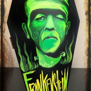 Frankenstein's Monster LRG Wood Coffin Box