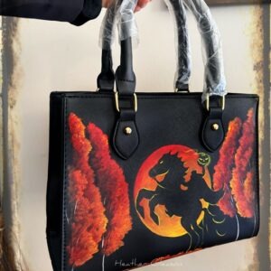Hand Painted Headless Horseman Handbag