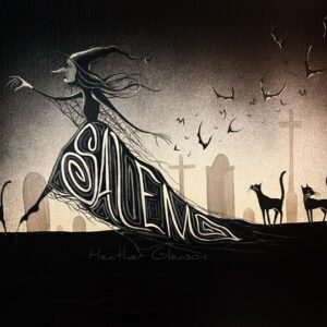 Acrylic Painting Salem Witch Collection #2