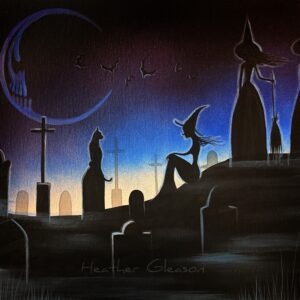 Acrylic Painting Date with the Night Original