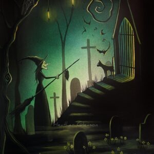 Acrylic Painting The Ghoulie Glow Original